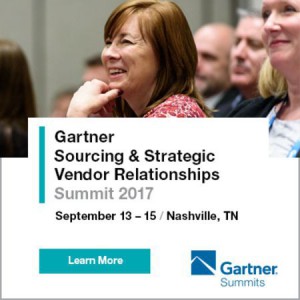 Gartner Sourcing & Strategic Vendor Relationships Summit 2017 - Nashville