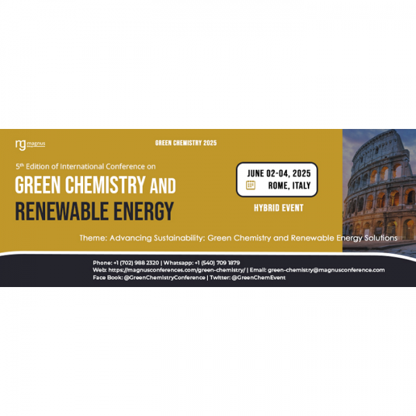 5th Edition of International Conference on Green Chemistry and Renewable Energy