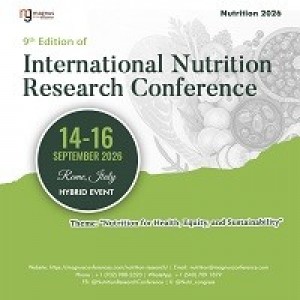 9th Edition of International Nutrition Research Conference