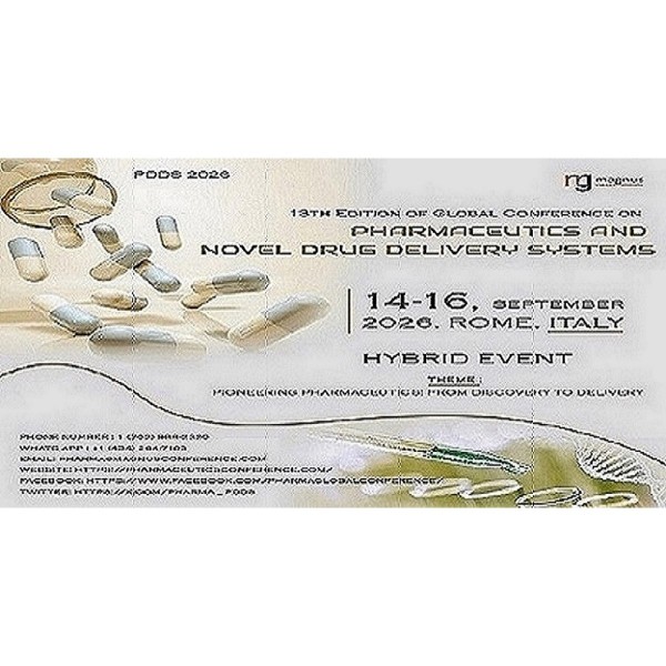 13th Edition of Global Conference on Pharmaceutics and Novel Drug Delivery Systems