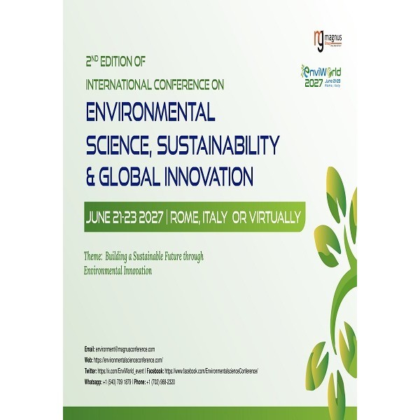 2nd Edition of International Conference on Environmental Science, Sustainability & Global Innovation